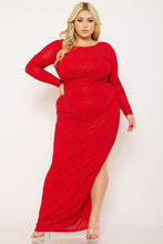 Load image into Gallery viewer, long side slit studded dress