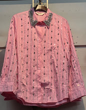 Load image into Gallery viewer, Stones Bling stripe Shirt