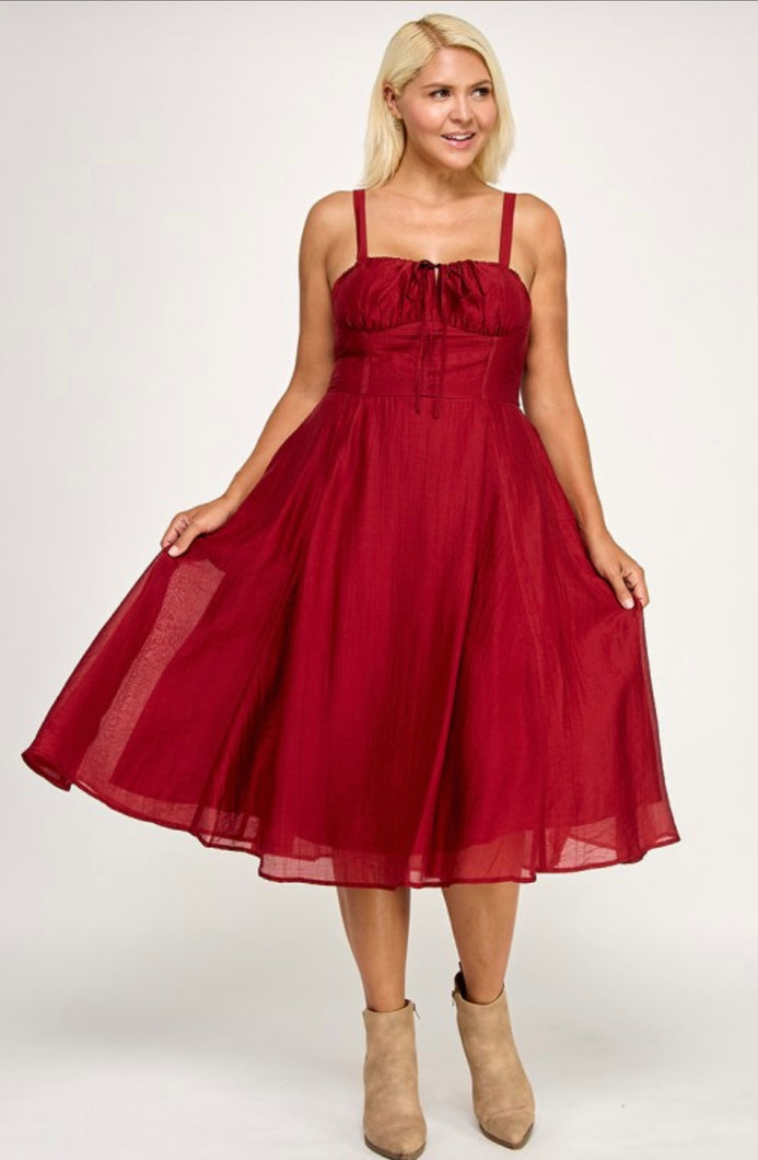 Aline straps  pocket dress