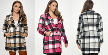 Load image into Gallery viewer, Plaid Coat