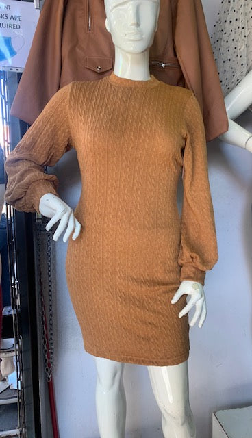 Cable knit Sweater Dress